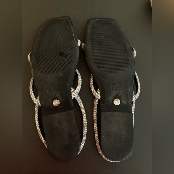 Zara Rhinestone Flat Sandals - Picture 7 of 9